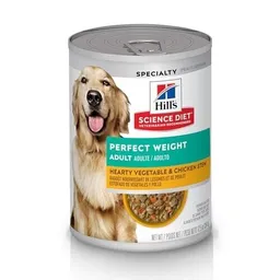 Lata Hill's Para Perro Adulto Perfect Weight X354gr