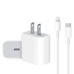 Cargador Iphone 20w Carga Rapida + Cable Generico