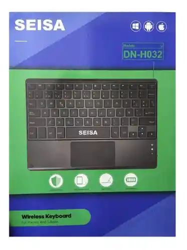 Teclado Inalambrico Bluetooth + Touchpad Seisa Dn-h032