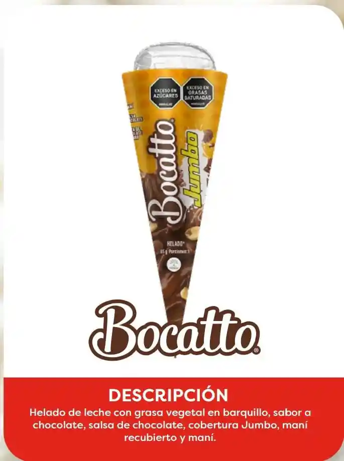 Bocatto Vainilla Fresa 85g