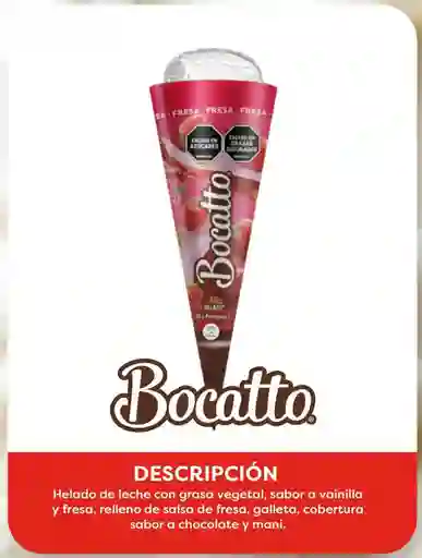 Bocatto Vainilla Fresa 85g