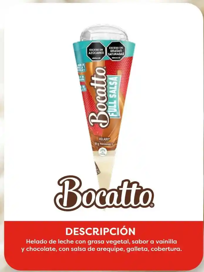 Bocatto Vainilla Fresa 85g