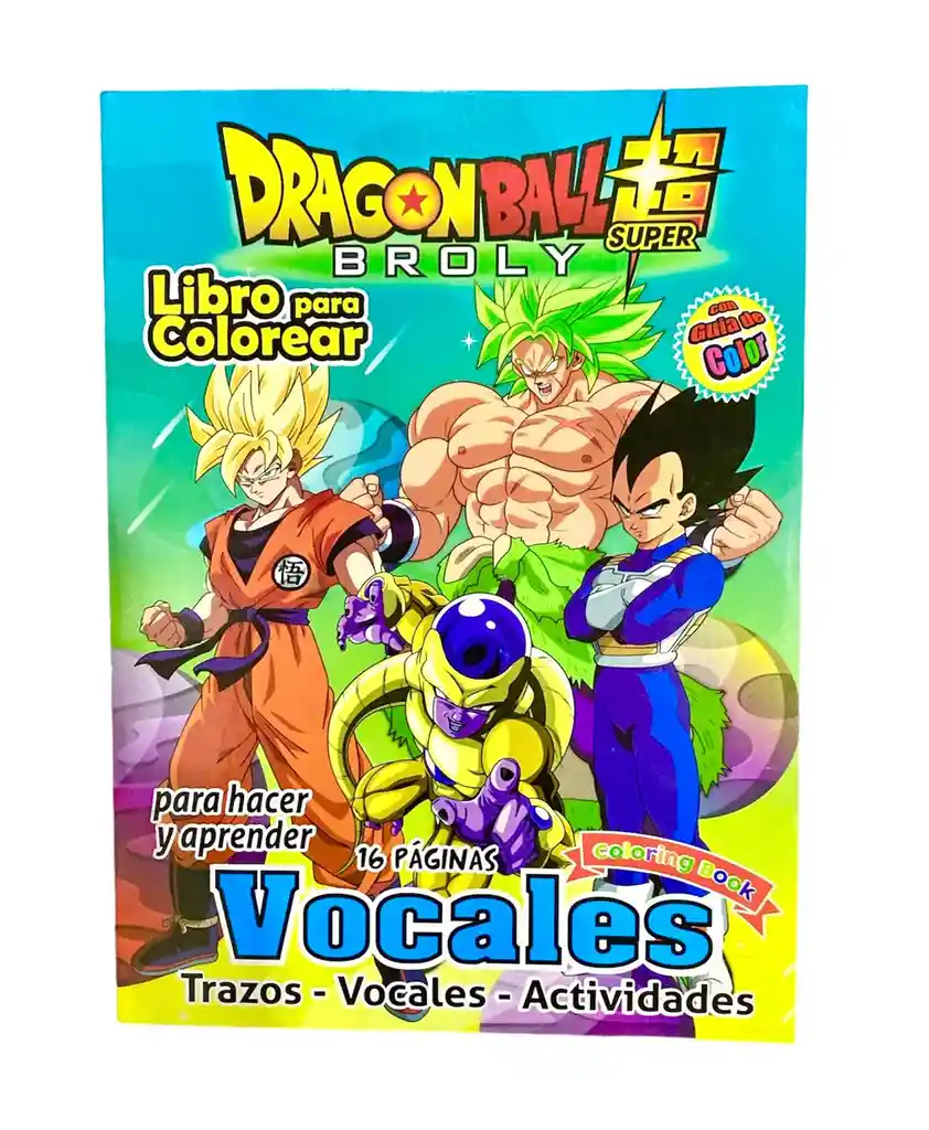 Libro De Actividades Y Colorear 16 Paginas Dragon Ball