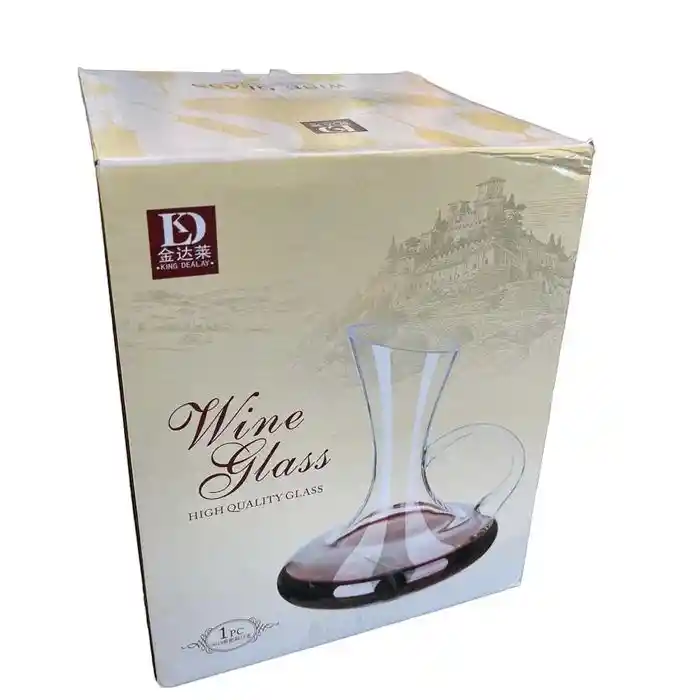 Jarra Vidrio Wine Glass Asa Baja 1.5 Lts Alumar