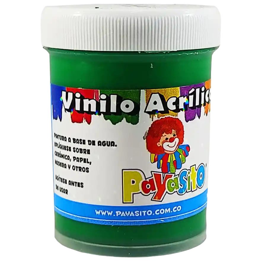 Pintura Vinilo Acrilico Verde 80gr