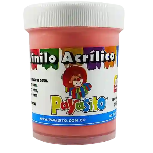 Pintura Vinilo Acrilico Rosado 80gr