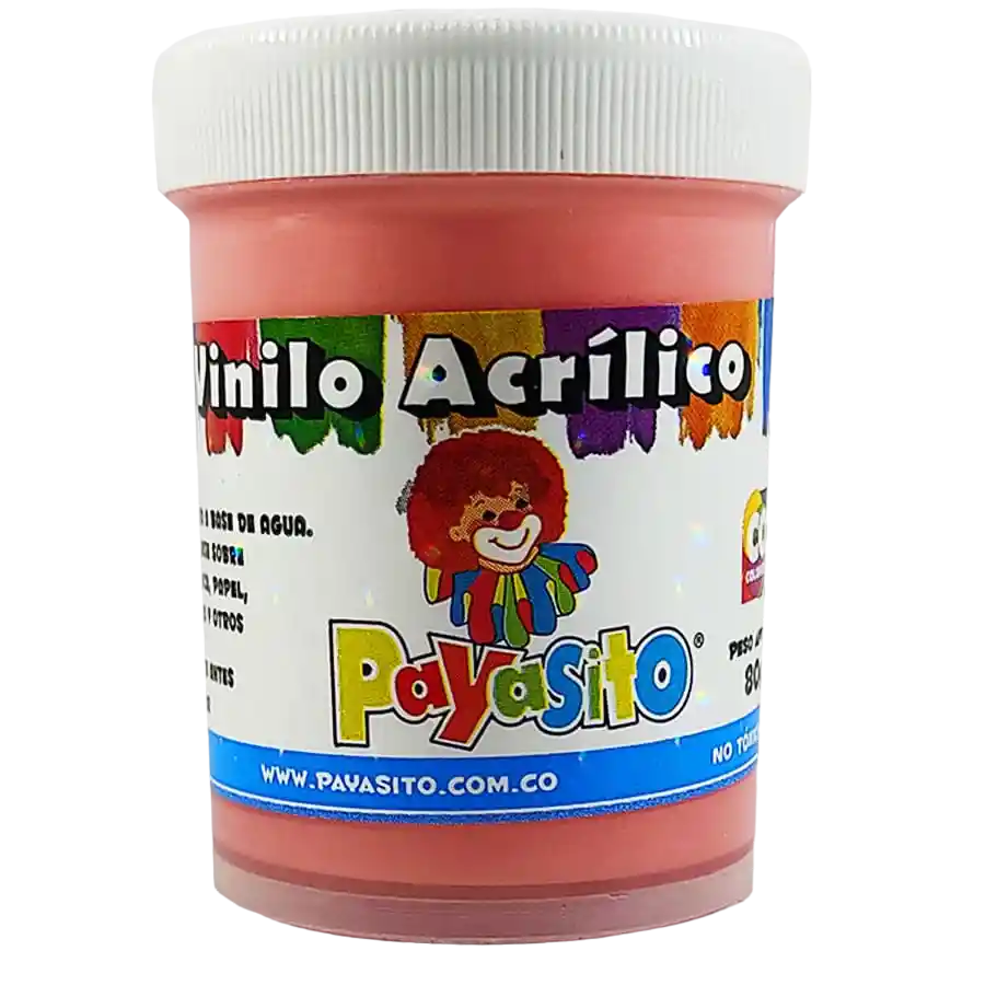 Pintura Vinilo Acrilico Rosado 80gr