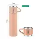 Termo 500ml Acero Inoxidable Térmico +3 Pocillos Portátil