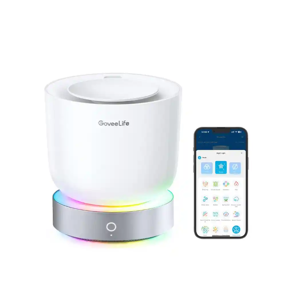 Humidificador Atomizador Difusor De Aromas Inteligente Wifi Golveelife