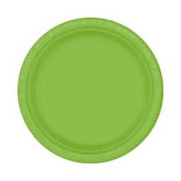 Plato Verde Lima 9" X 10 Biodegradable