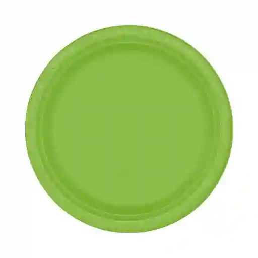 Plato Verde Lima 9" X 10 Biodegradable