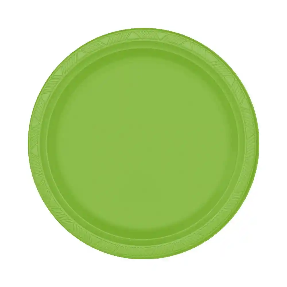 Plato Verde Lima 9" X 10 Biodegradable