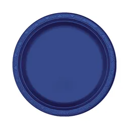 Plato Azul Rey 9" X 10 Biodegradable