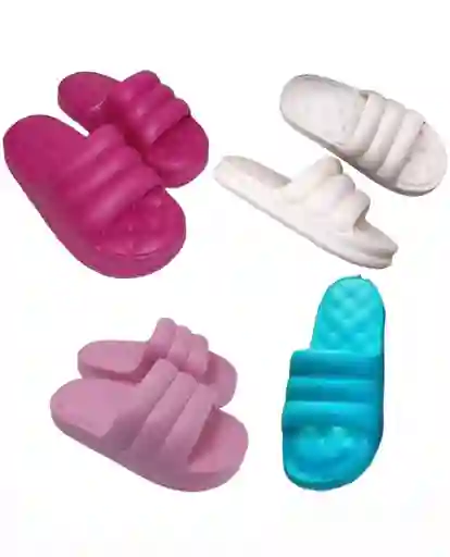 Chancla Sandalia Talla 37 Masmelo Acolchado Dama