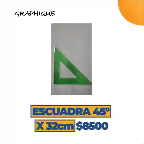 Escuadra De 45° X 32 Cm