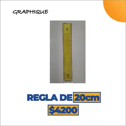 Regla De 20 Cm