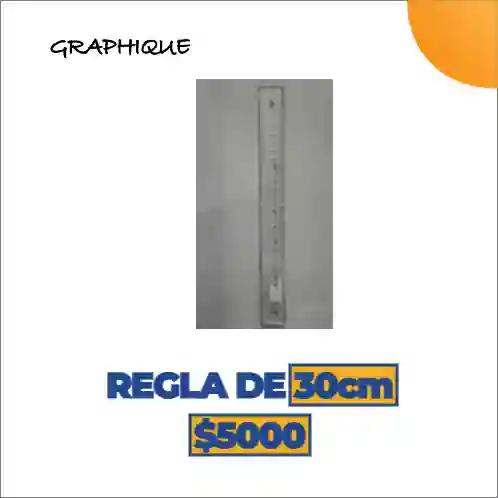 Regla De 30 Cm