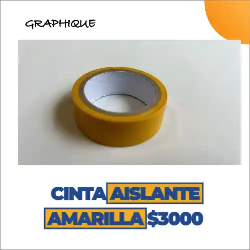 Cinta Aislante Amarilla