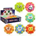 Pelota Goma De Salto Antiestrés Animales Para Niños