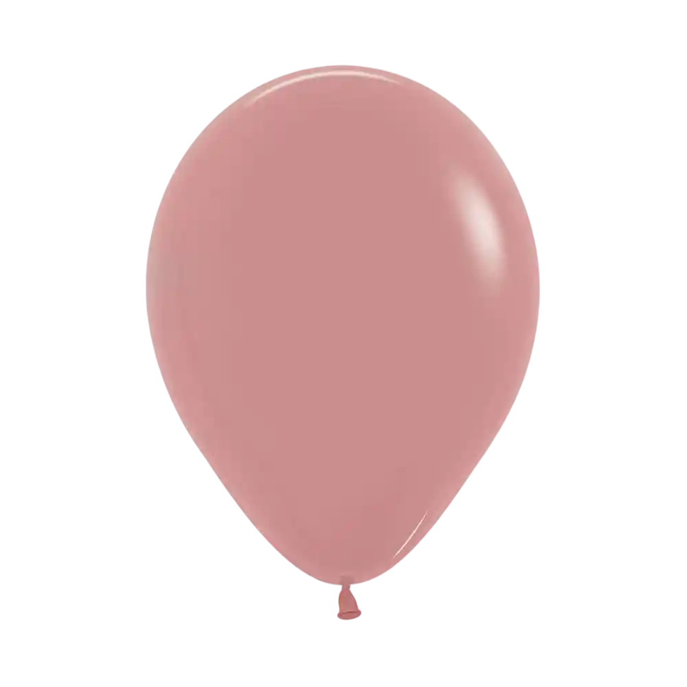 Bombas Globo Biodegradable De Latex Palo De Rosa Mate R12