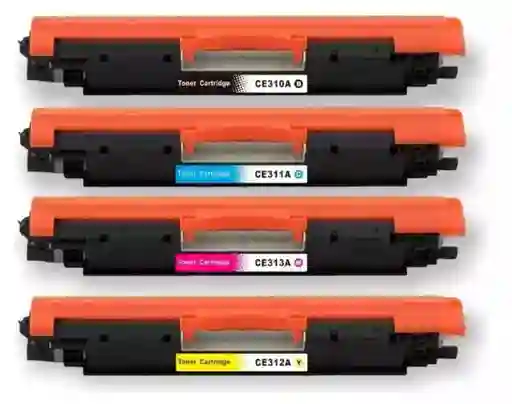 Kit 4 Toner 126a Laserjet Cp1025nw Cp1025nw M175a Genericos