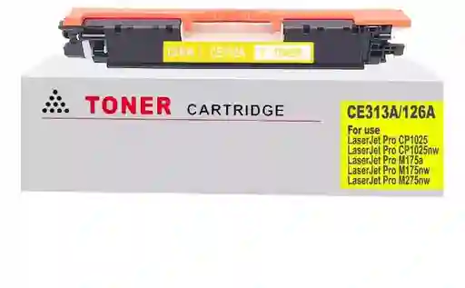 Tóner Genérico Ce312a 126a Amarillo Para Impresora Cp1025nw M175