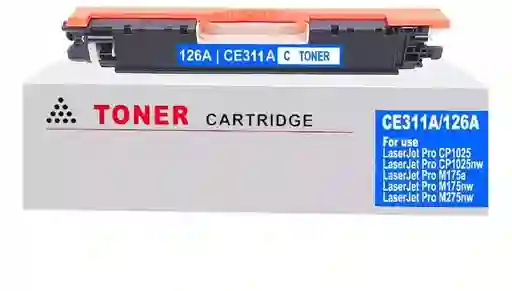 Tóner Genérico Ce311a 126a Azul Para Impresora Cp1025nw M175 M176