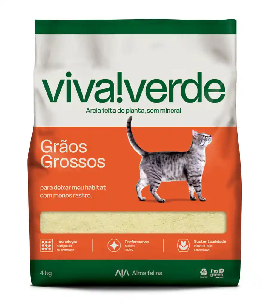 Arena Viva Verde Grano Grande 4 Kg