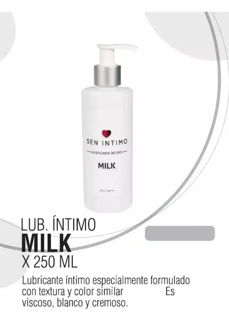 Sen Intimo Lubricante Milk 250 Ml