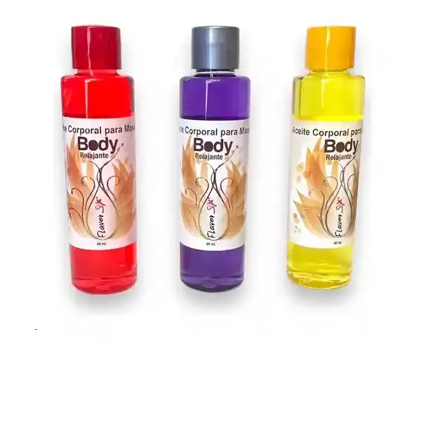 Aceite Relajante Body Flavor Sex 60 Ml