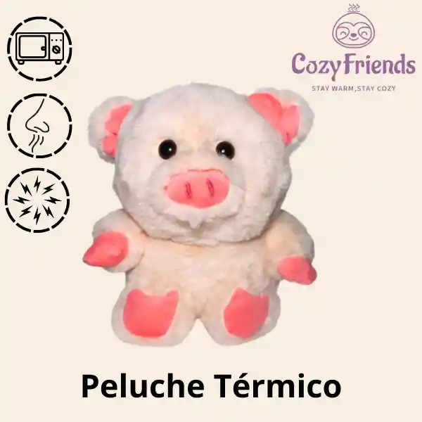 Cerdito Cozy Friends - Peluche Térmico