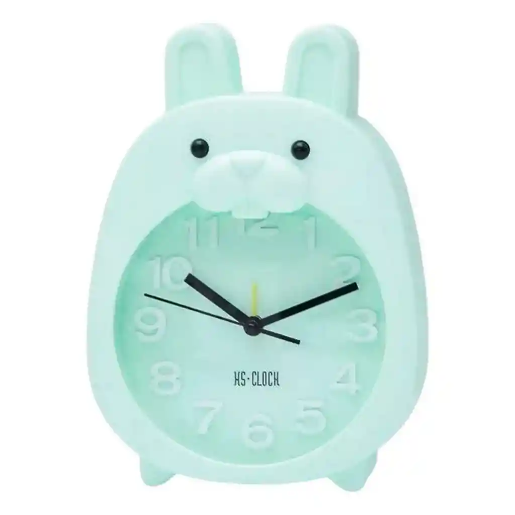 Reloj De Mesa Pared Para Niñas (o) Conejo Alarma + Bateria