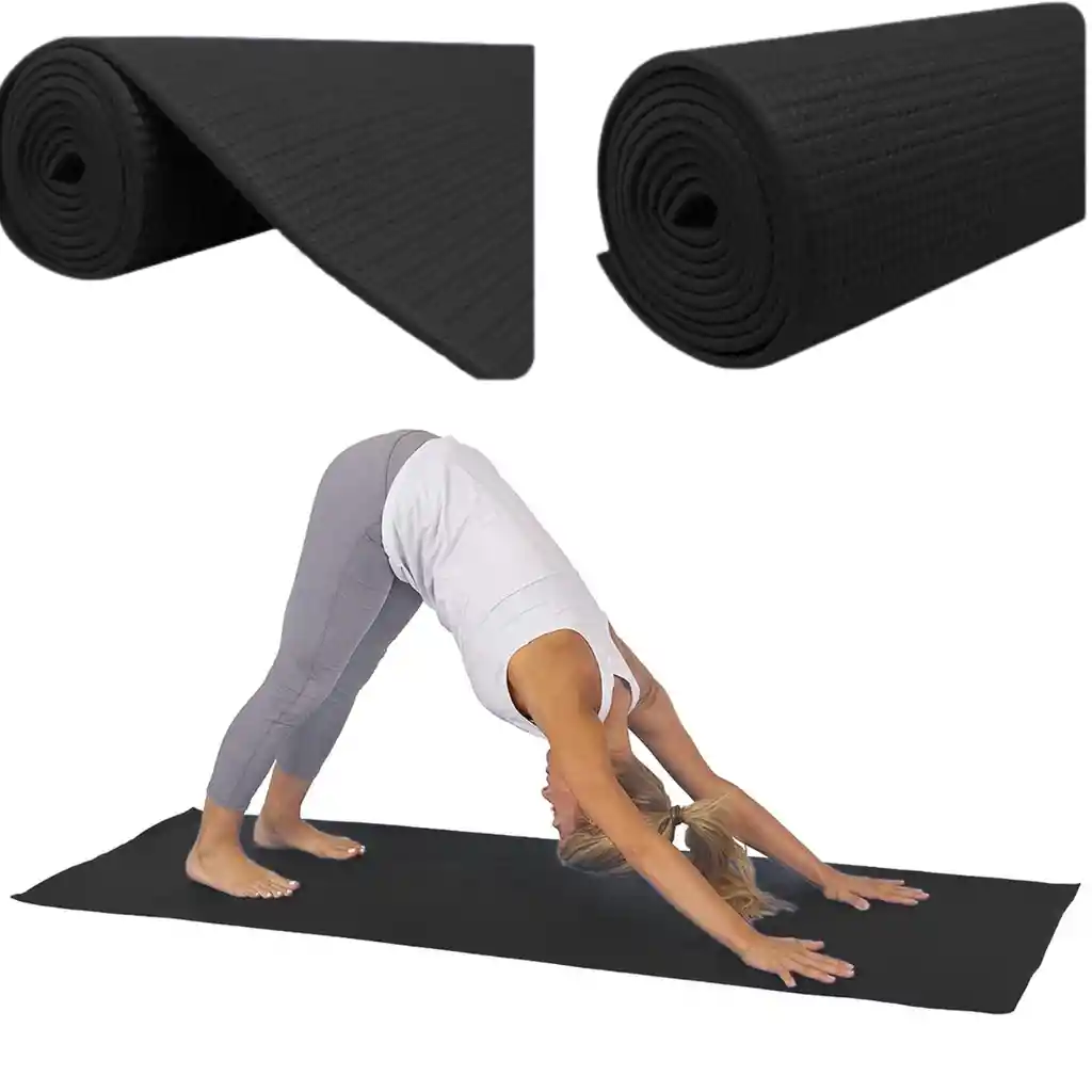 Mat Yoga Premium Colchoneta Yoga - Wonder - Negro