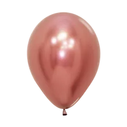 Bomba Globo Biodegradable De Latex Cromada Dorado Rosa R12 (30cm)