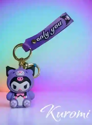 Hermoso Llavero De Coleccion Kawaii Sanrio Kuromi