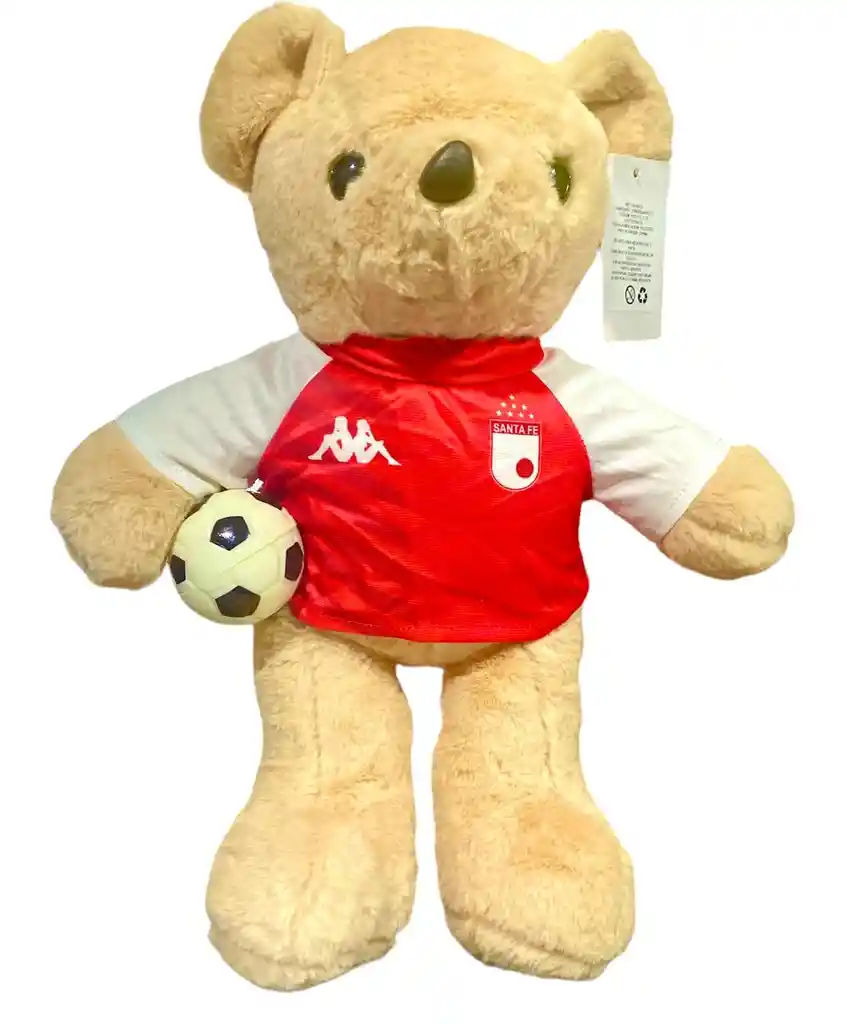 Peluche Osos Camiseta Equipo Santa Fe 40 Cm