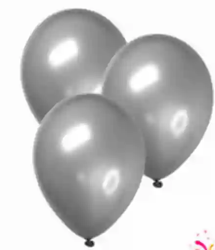Bombas / Globos R-9 Plateada Rumatex X12 Unidades