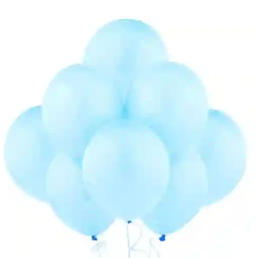 Bombas O Globos R-9 Azul Claro Rumatex X12 Unidades