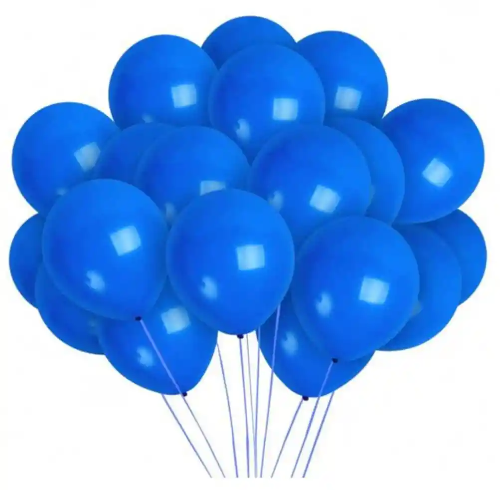 Bombas O Globos R-9 Azul Oscuro Rumatex X12 Unidades