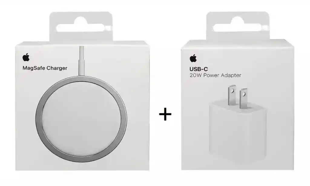 Cargador Magnético Iphone, Magsafe Charger + Adaptador 20w