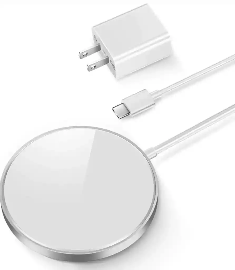 Cargador Magnético Iphone, Magsafe Charger + Adaptador 20w