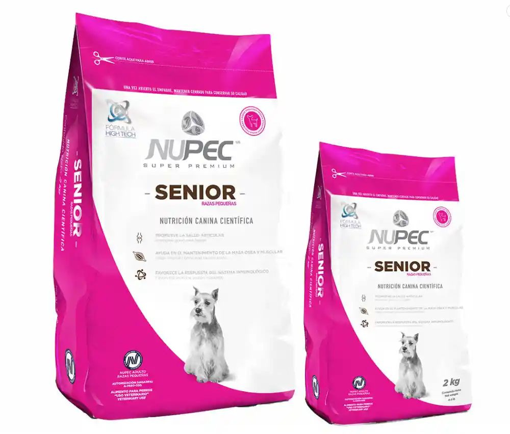 Nupec Senior Razas Pequeñas X 2 Kg