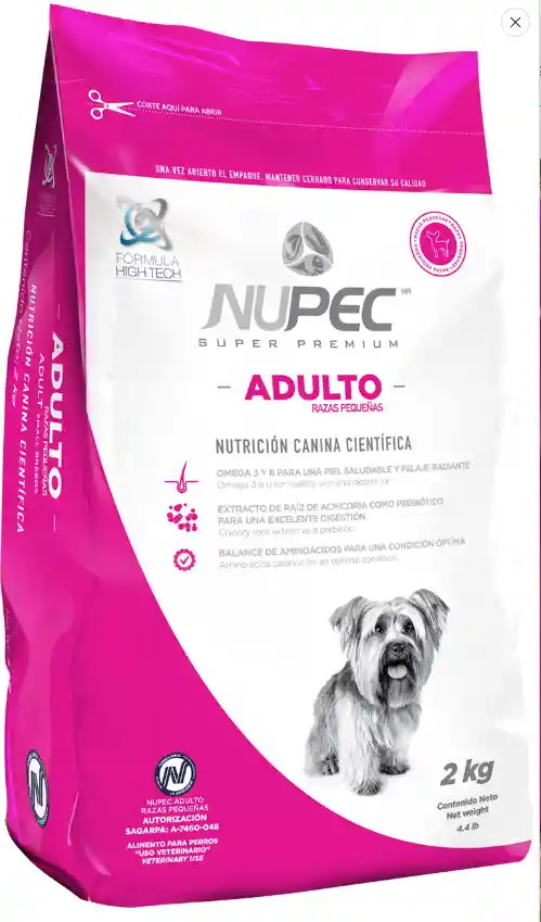 Nupec Adulto Razas Pequeñas X 2 Kg