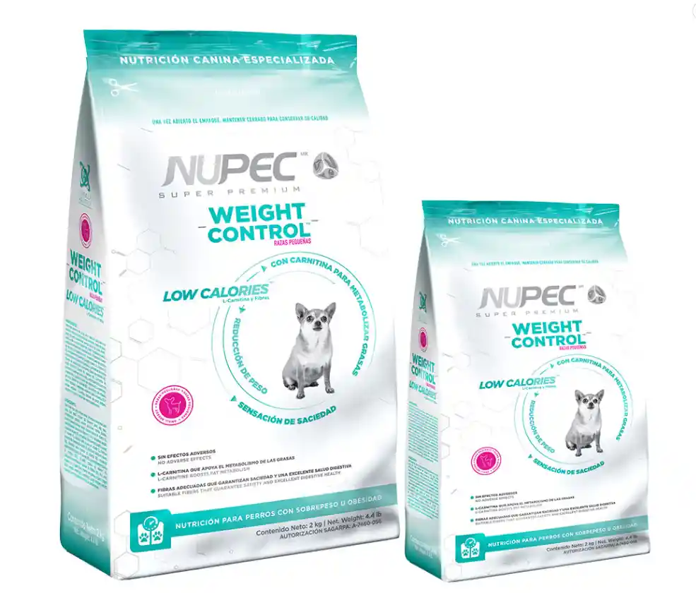 Nupec Weigth Control Razas Pequeñas X 2 Kg