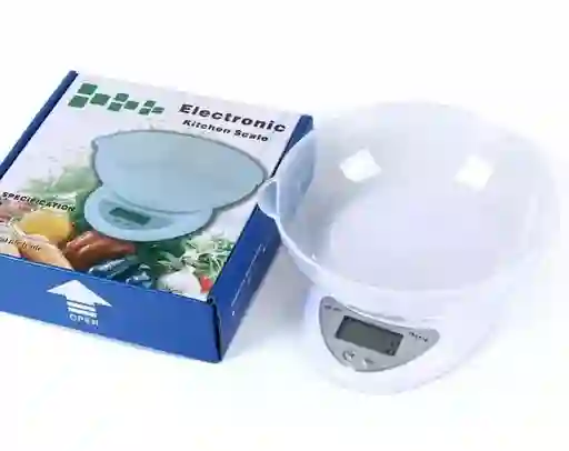 Bascula Digital 5 Kg Multiusos Gramera Para Cocina Con Tazon