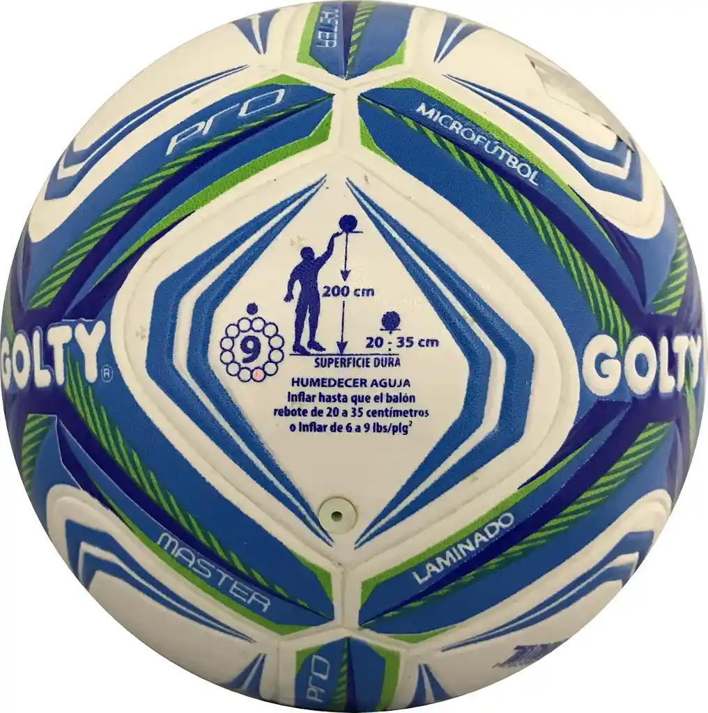 Balón Microfútbol Golty Master Profesional T660459 Original - Azul