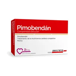 Pimobendan 2.5mg Caja X 20 Tabletas