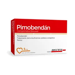 Pimobendan 5mg Caja X 20 Tabletas