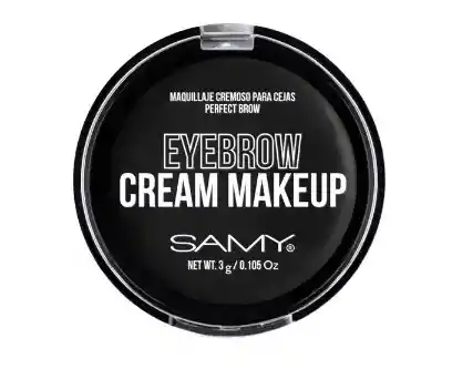 Maquillaje Cremoso Para Cejas Samy - Negro