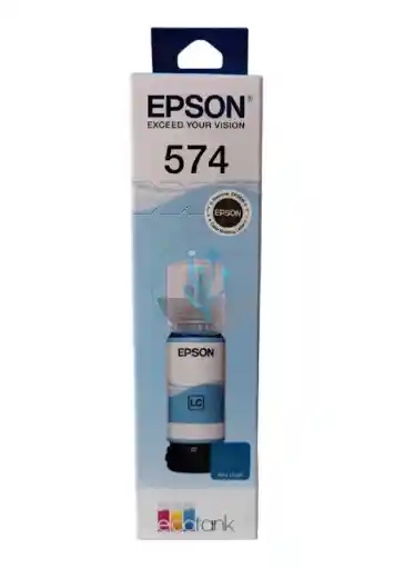 Tinta Epson 574 Cyan Claro Original